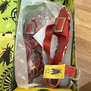 🆕Fly London Red Sandals